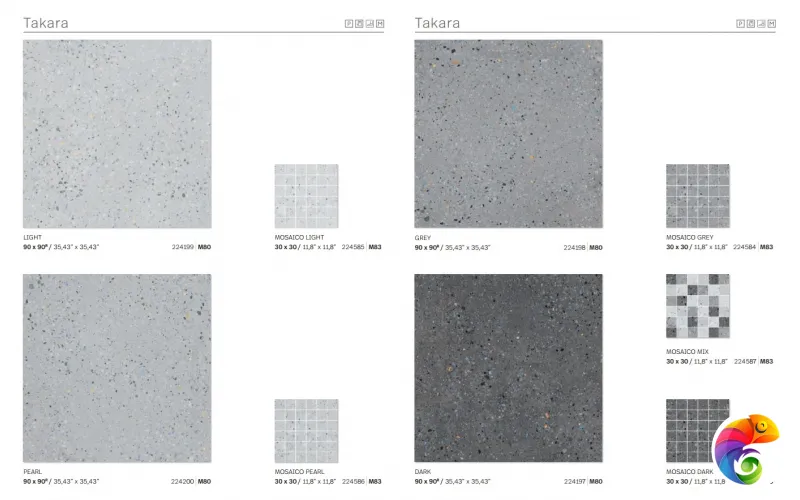 COLORKER TAKARA DARK 90х90 M-80