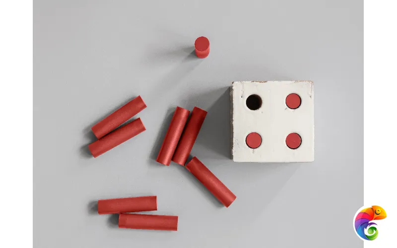 MUTINA BLOC TUBE RED 2.5х10