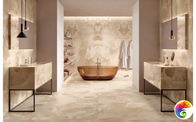 MIRAGE CHAMPAGNE ON 03 PRL SQ 120х120x0.9