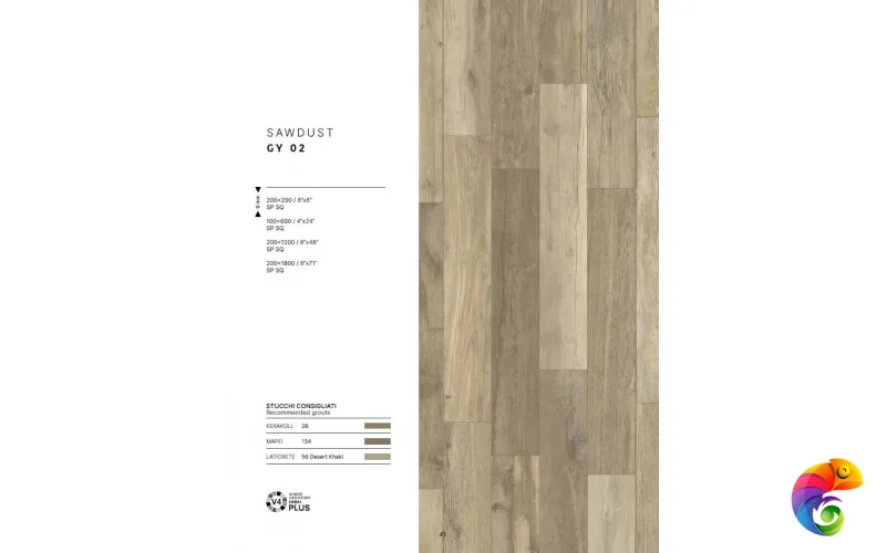 MIRAGE SAWDUST GY 02 SP SQ 10х60x0.9