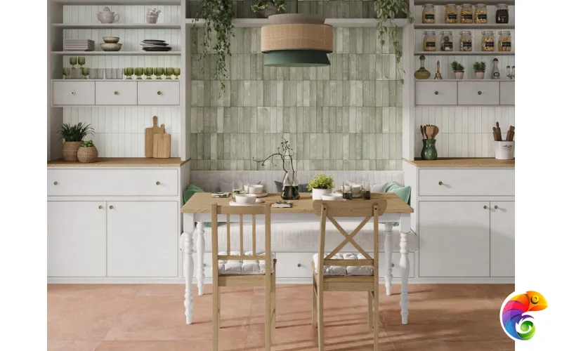 HARMONY LAGOON GREEN DECOR 6х24.6 Q-53