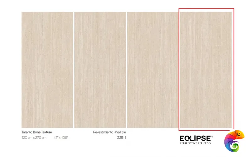 PORCELANOSA XLIGHT TARANTO BONE TEXTURE 04 120х270 G-2511