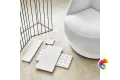 HARMONY PIQUE WAFFLE WHITE 20х40 Q-40