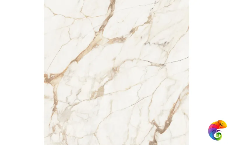 PORCELANOSA XLIGHT CALACATTA GOLD NATURE 120х120х6 G-2528