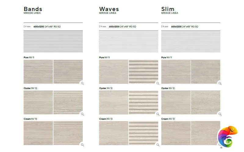 MIRAGE OYSTER NV 12 SLIM RG SQ 60х120x0.9