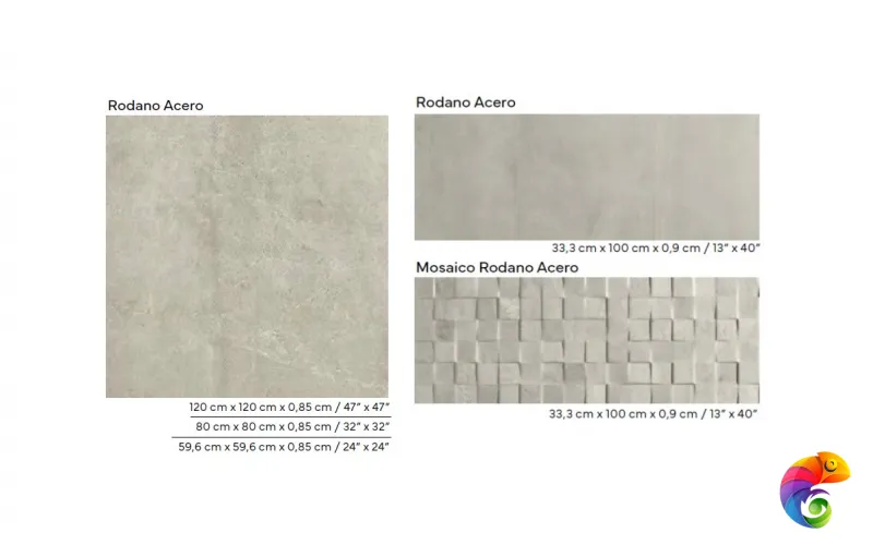 PORCELANOSA RODANO ACERO L 120х120 G-392