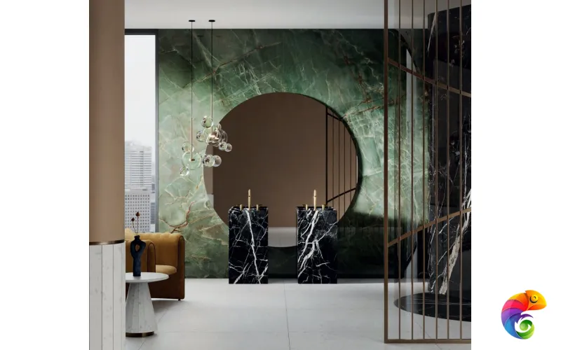 PORCELANOSA XLIGHT EMERALD GREEN POLISHED 120х120x6 G-2531