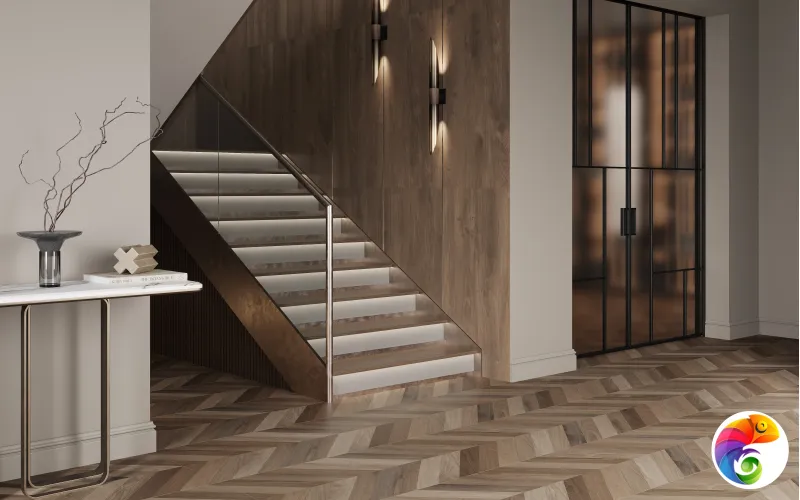 Коллекция Wood Latina Brown Chevron M Laparet
