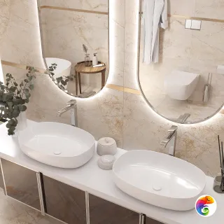 Carved River Crema Laparet