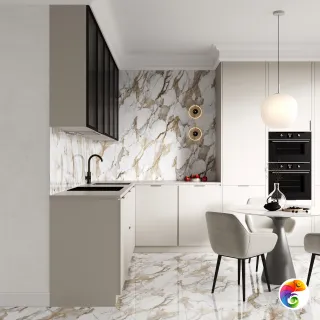 Calacatta Fairy Gold Ceradim