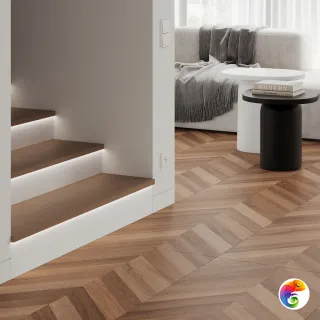 Wood Canarium Chevron M Laparet