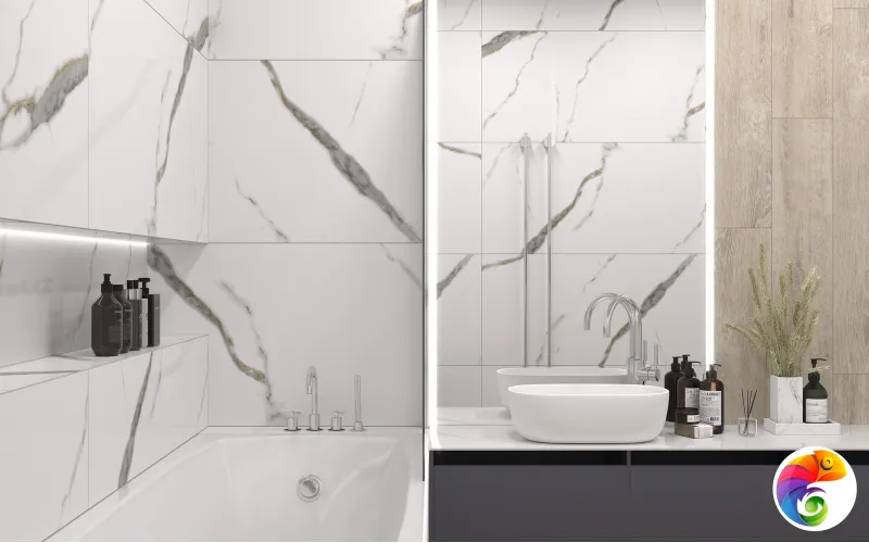 Коллекция Golden White Statuario Laparet
