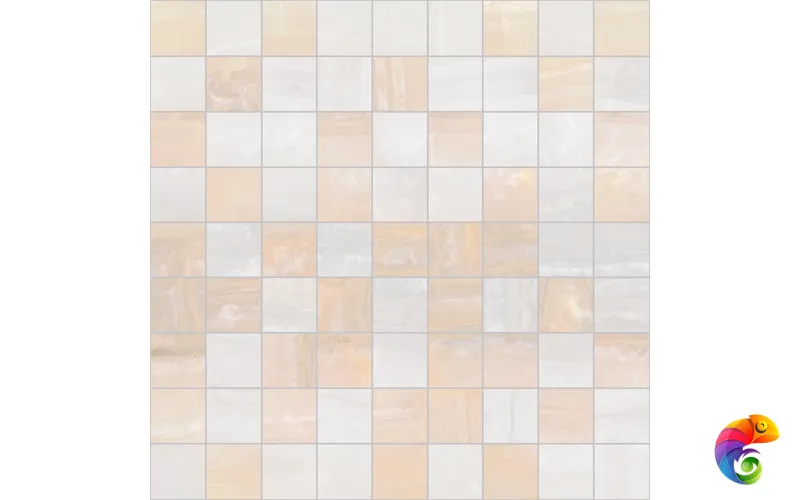 Diadema Мозаика 30х30 бежевый+белый