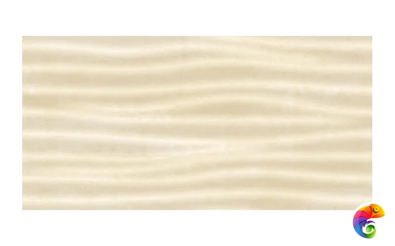 Concrete Плитка настенная бежевый рельеф 30х60