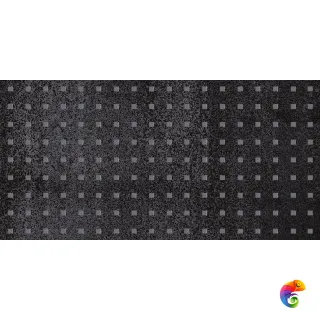 Metallica Pixel Декор чёрный 25х50