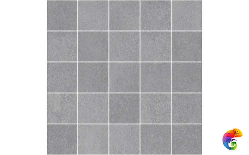 Depo Декор мозаичный серый MM34042 25х25