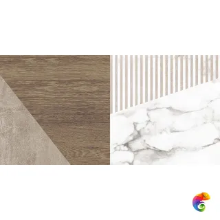 Savage Плитка настенная коричневый узор 34079 25х50