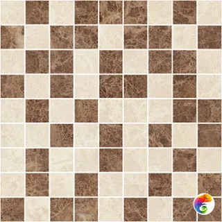 Libra Мозаика коричневый+бежевый 30х30