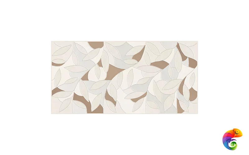 Serenity Folium Декор кремовый 08-03-37-1350 20х40