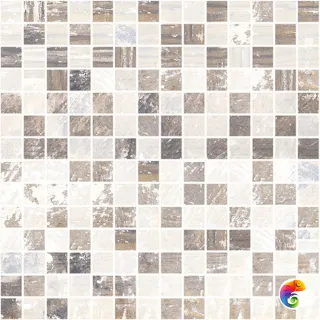 Extra Мозаика коричневый+бежевый 30х30