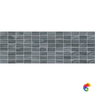 Zen Декор мозаичный чёрный MM60068 20х60