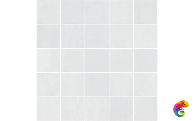 Depo Декор мозаичный белый MM34041 25х25