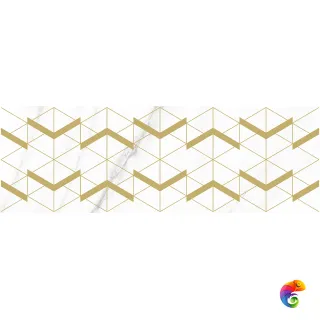 Camelot Wing Декор белый 20х60