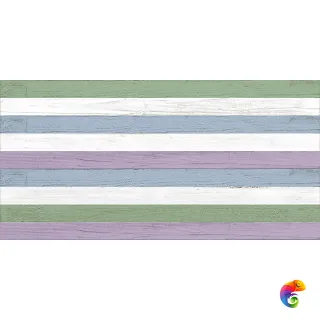 Land Плитка настенная полоски зелёный 08-00-85-2671 20х40