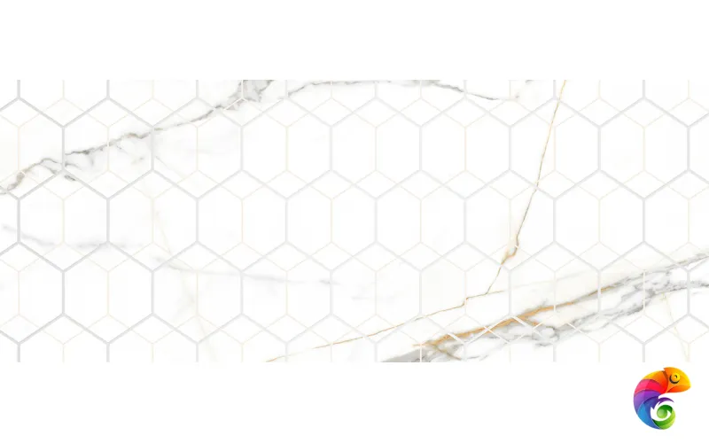 Champagne Декор белый 20х50