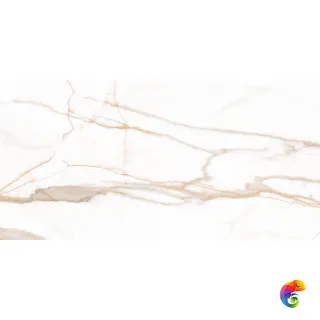 Calacatta Goddes Gold Керамогранит белый 60х120 Полированный