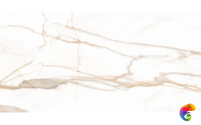 Calacatta Goddes Gold Керамогранит белый 60х120 Полированный