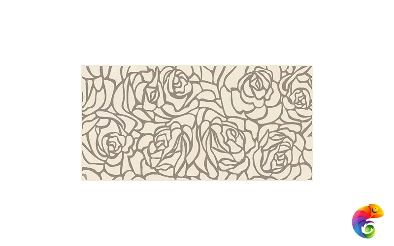 Serenity Rosas Декор кремовый 08-03-37-1349 20х40