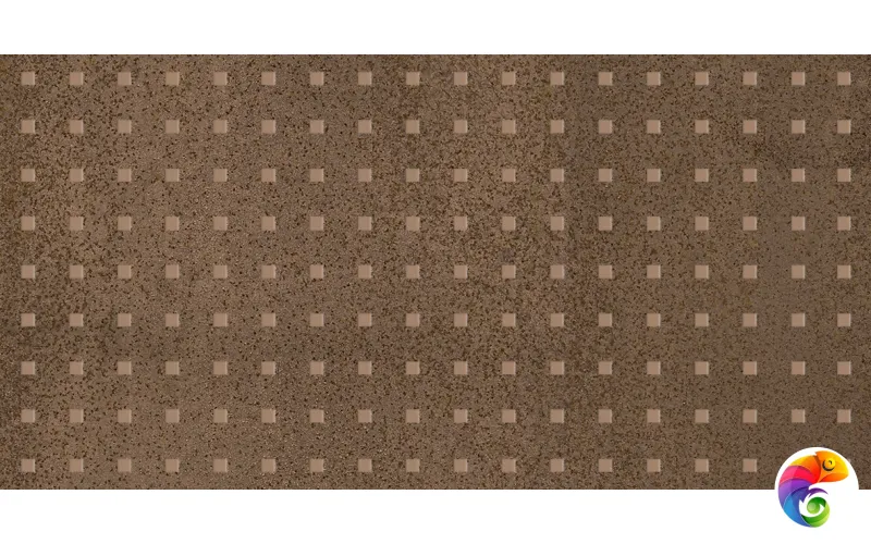 Metallica Pixel Декор коричневый 25х50