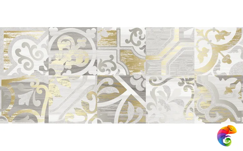 Ulivo Fresca Декор серый 20х50