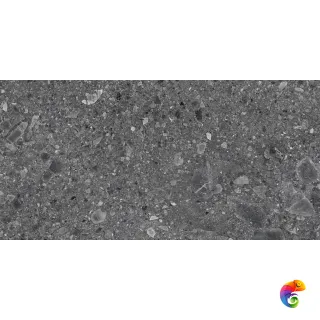 Ceppo Nero PRO Керамогранит графитовый 60х120 матовый структурный R11Soft STR