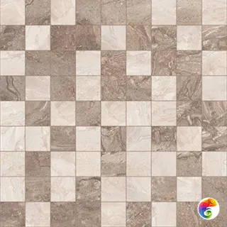 Polaris Мозаика т.серый+серый 30х30