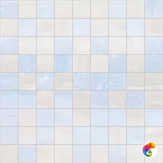 Diadema Мозаика 30х30 голубой+белый