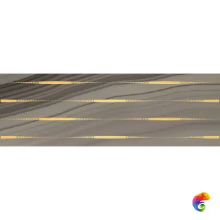 Agat Lines Декор кофейный 20х60