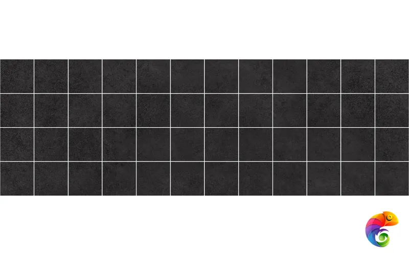 Alabama Декор мозаичный чёрный MM60062 20х60