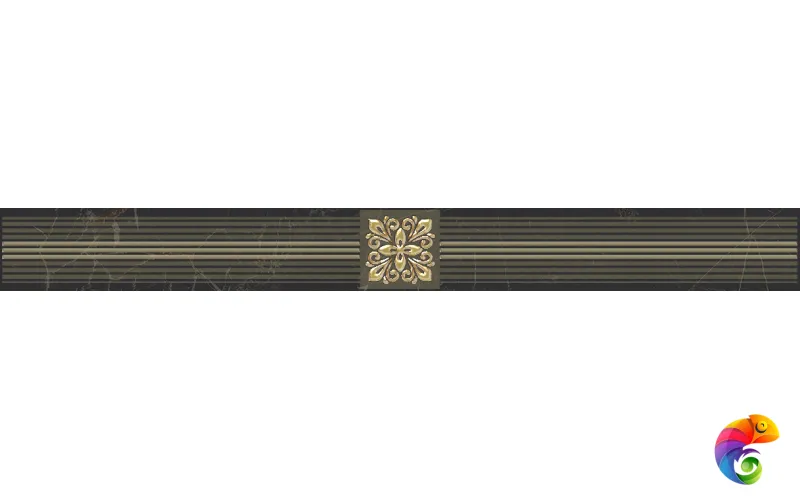 Royal Бордюр чёрный 6,3х60