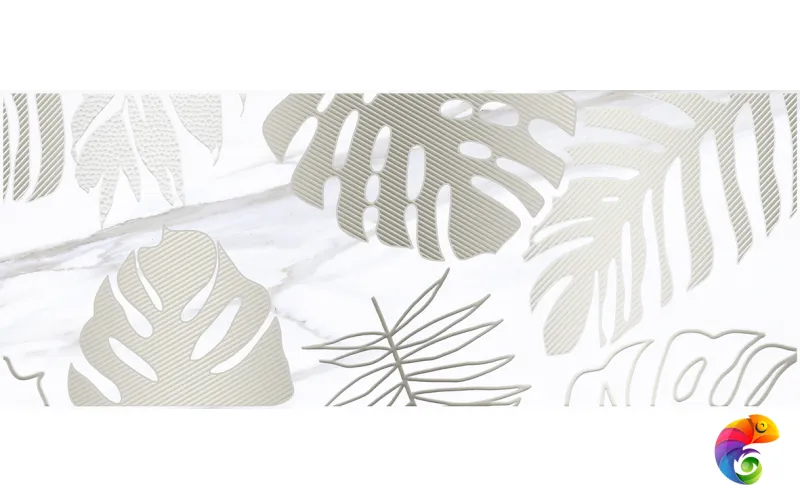 Elegance Декор-2 белый 20х50