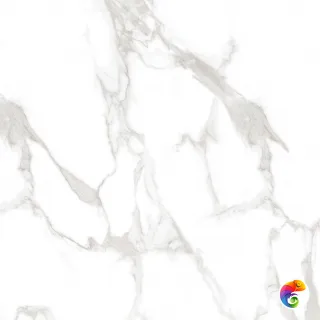 Statuario Perfect Silver Керамогранит белый 80х80 Полированный