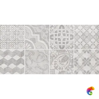 Bastion Декор с пропилами мозаика серый 08-03-06-453 20х40