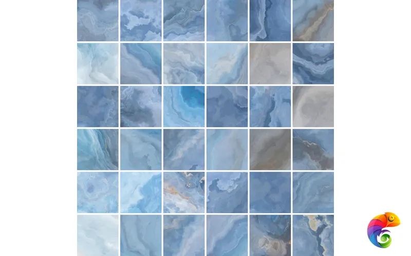 Blues Мозаика голубой 30х30