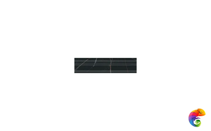 Алькала Бордюр Багет черный BLB039 5х20