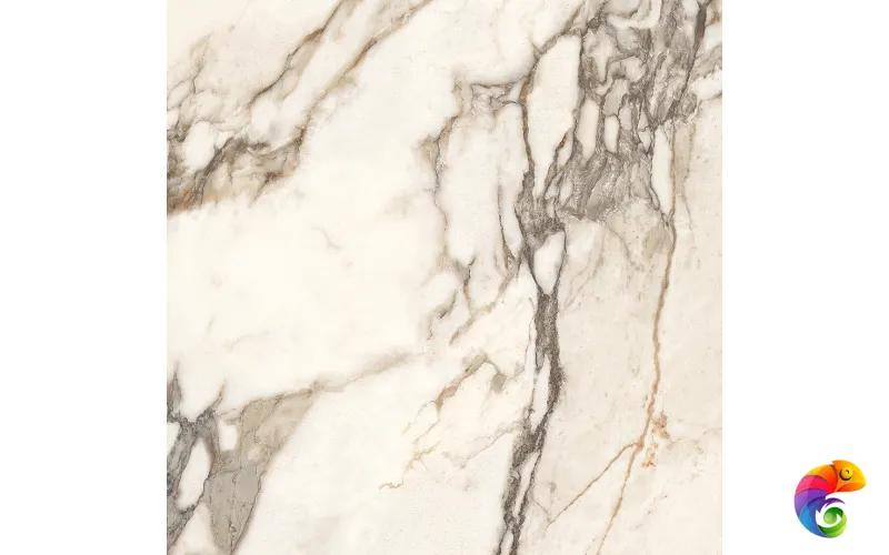 Calacatta Bronze Керамогранит белый полированный 60х60