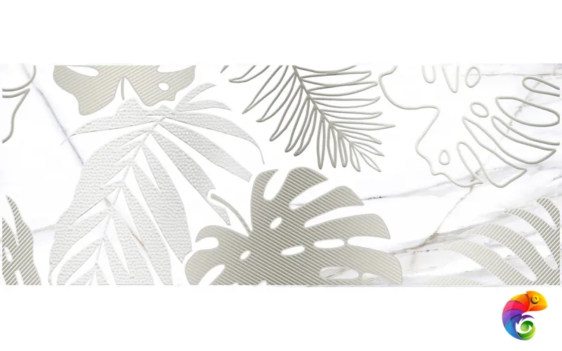 Elegance Декор-1 белый 20х50