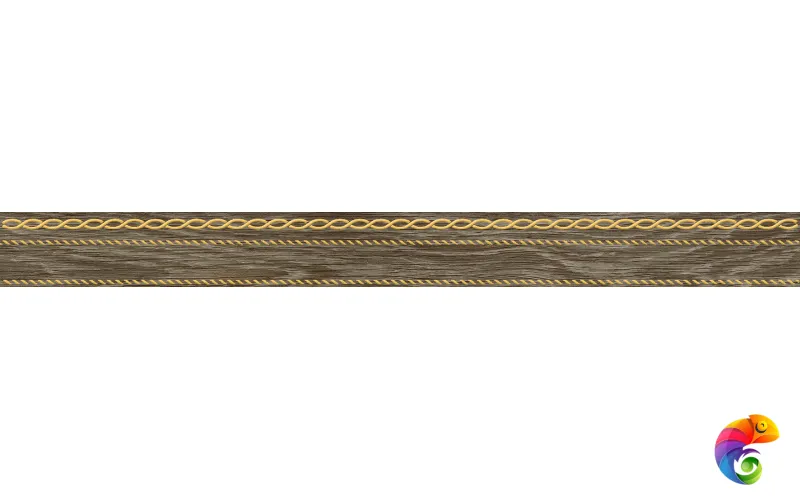 Genesis Бордюр коричневый 6х60