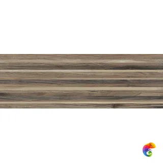 Zen Плитка настенная полоски коричневый 60030 20х60