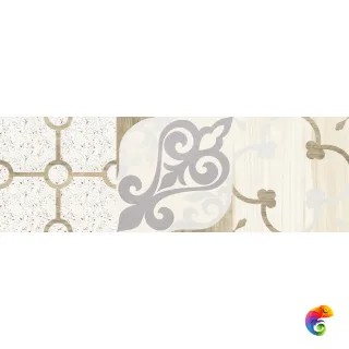 Woody Плитка настенная бежевый узор 25х75